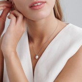 Lantisor argint cu perla naturala alba DiAmanti MS25256N_W-G